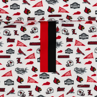 The Louisville Gameday | Collegiate Polo | The Louisville Gameday - White/Roar Red