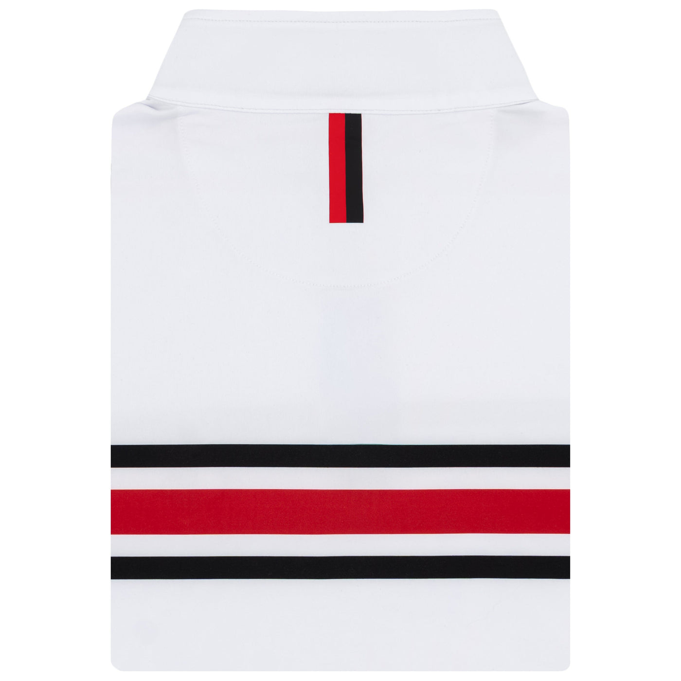 Louisville Helmet Stripe Collegiate Q-Zip | The Louisville Helmet Stripe - White/Roar Red