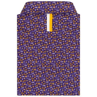The LSU Gameday | Collegiate Polo | The LSU Gameday - Reauxback Purple/Honey Gold