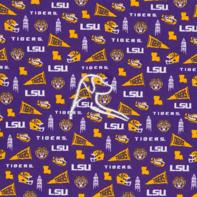 The LSU Gameday | Collegiate Polo | The LSU Gameday - Reauxback Purple/Honey Gold
