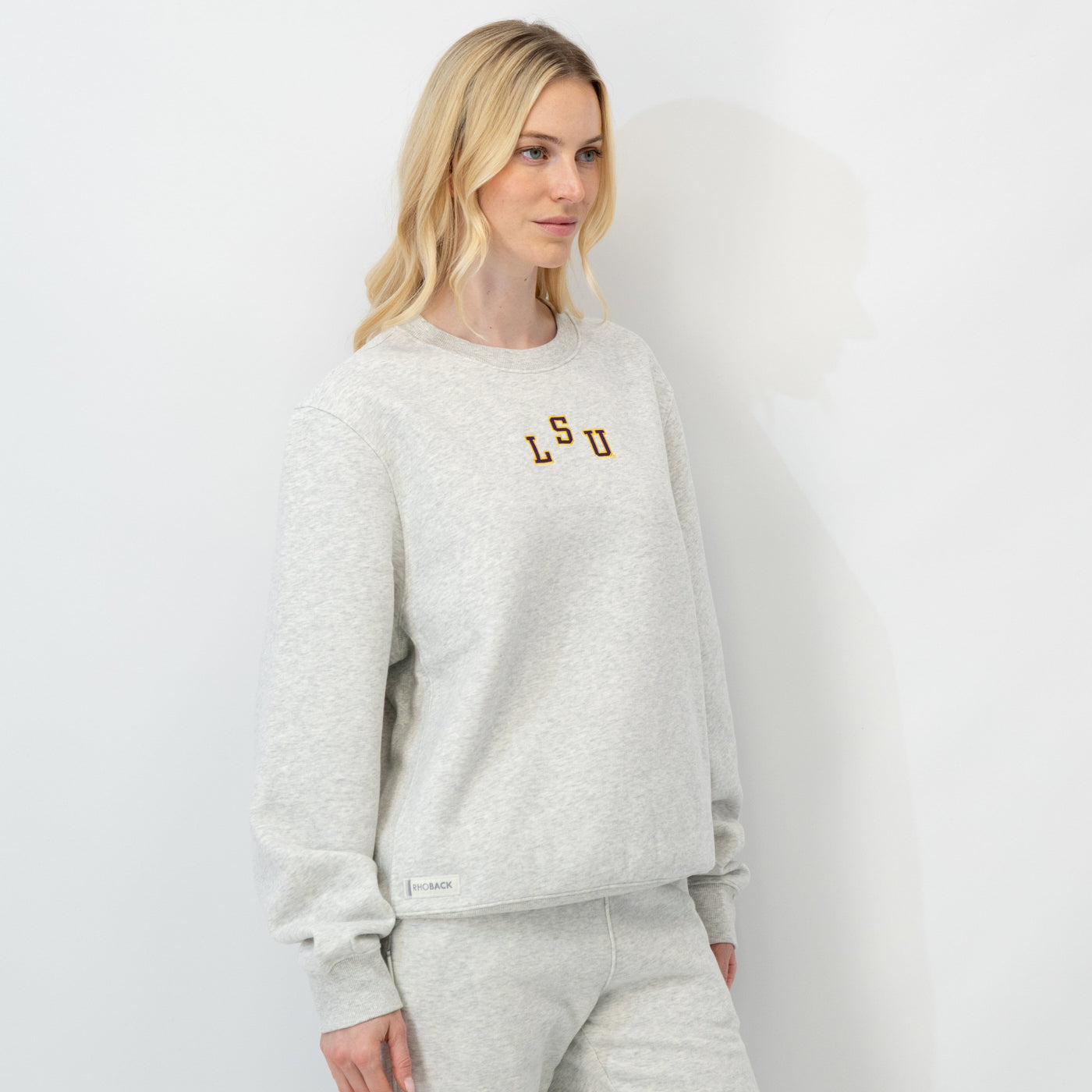 Ready Collegiate Crewneck - LSU | Heather - Ivory - LSU - 1 (Women)