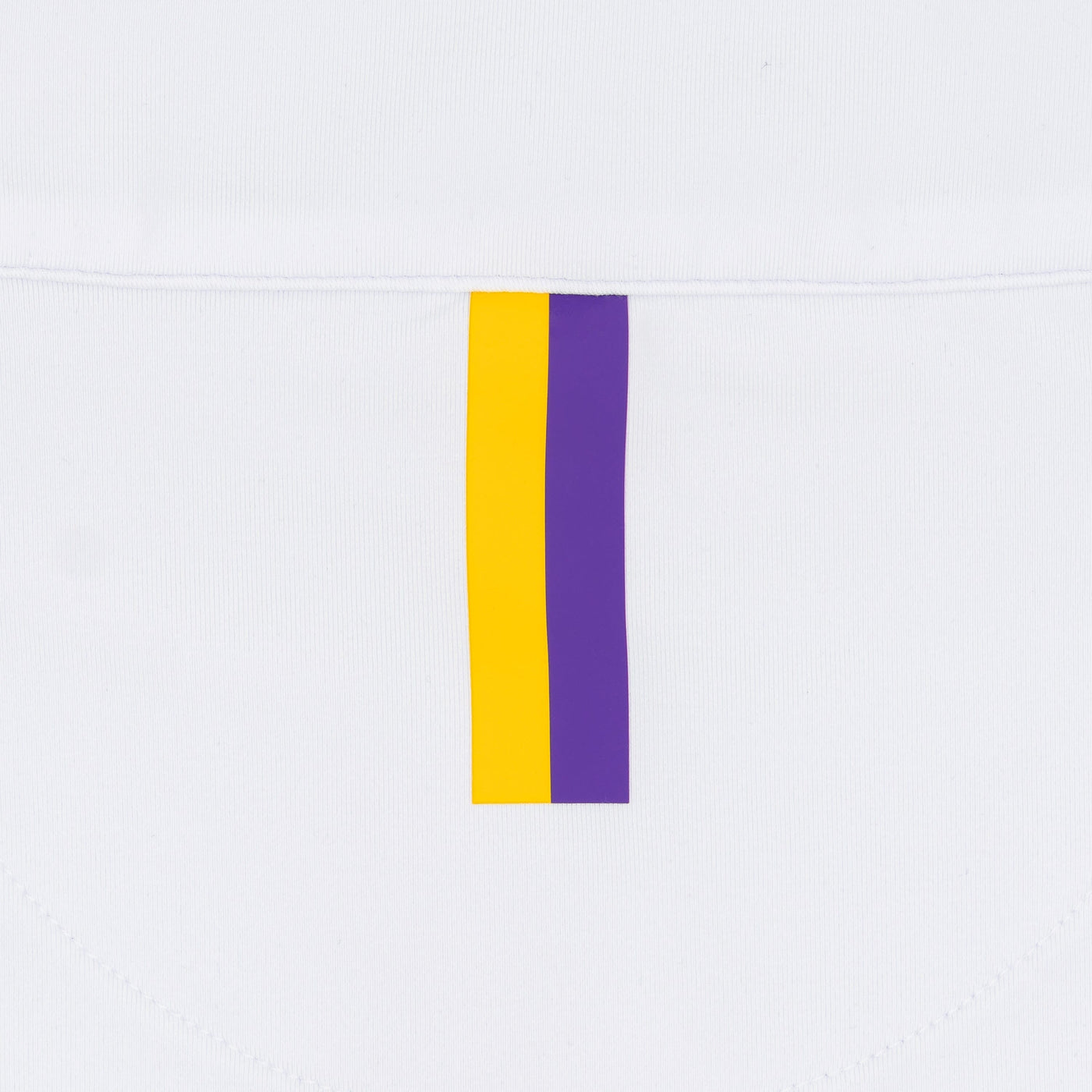 LSU Helmet Stripe Collegiate Q-Zip | The LSU Helmet Stripe - White/Reauxback Purple