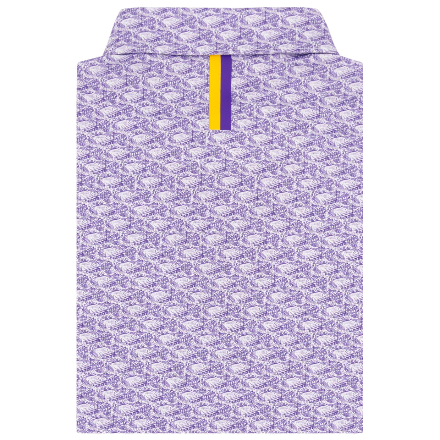 The LSU Skip Bertman Field | Collegiate Polo | The LSU Skip Bertman Field - White/Reauxback Purple