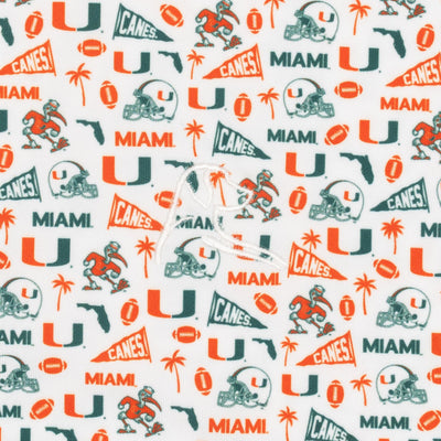 The Miami Gameday | Collegiate Polo | The Miami Gameday - White/Fire Orange