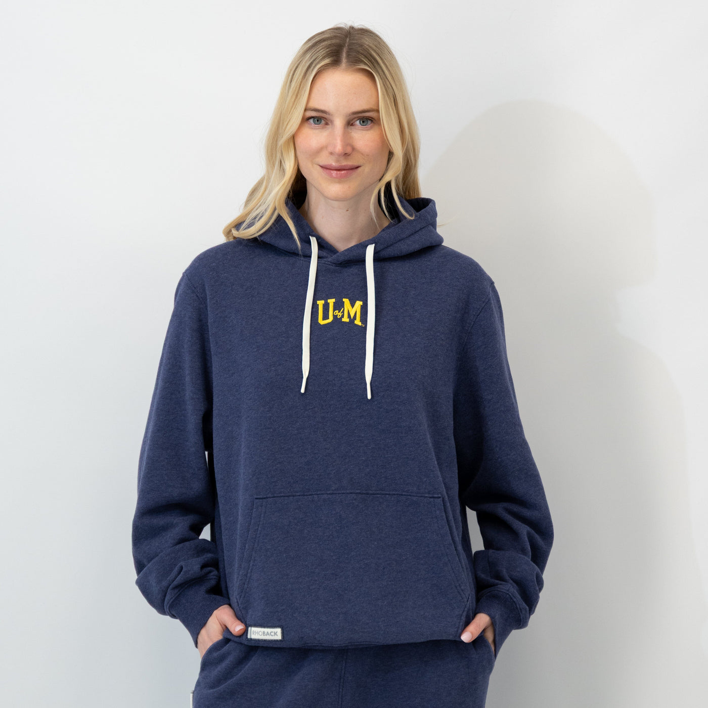 Ready Collegiate Hoodie - Michigan | Heather - Fleet Navy - Michigan - 1 (Women)