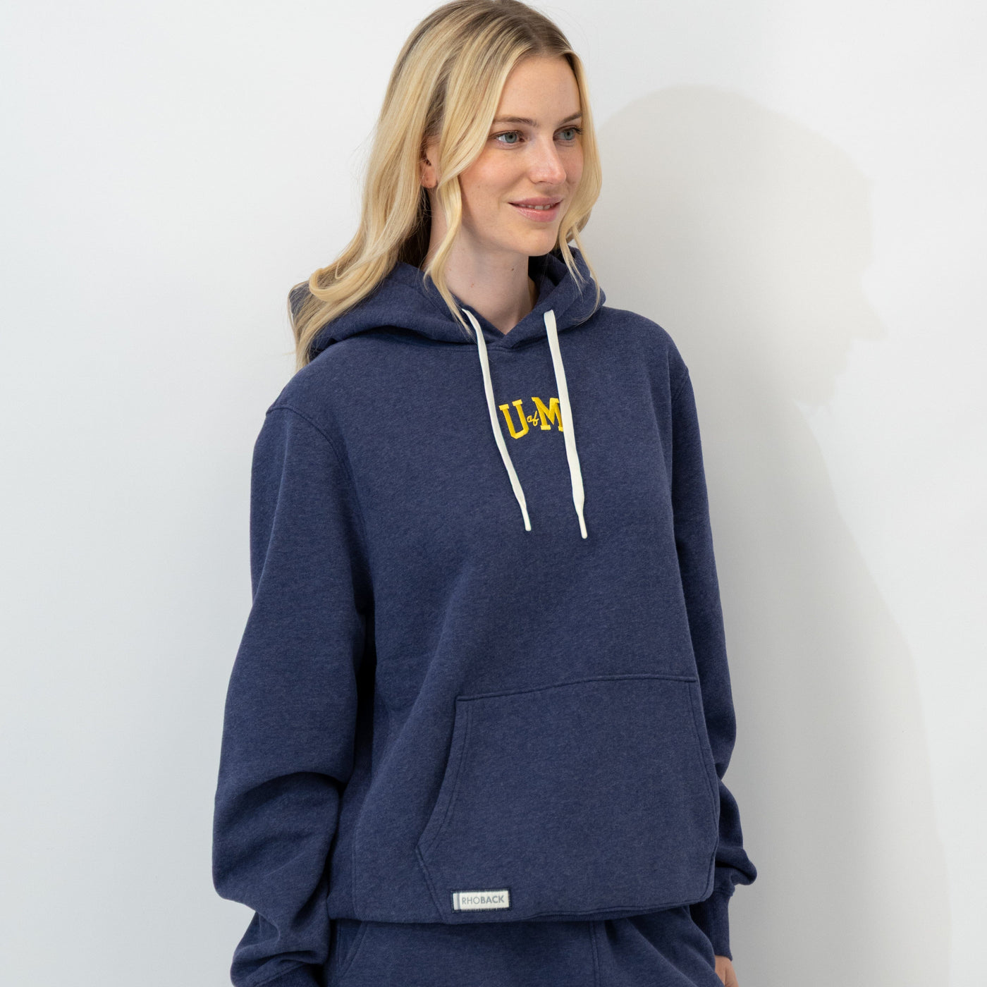 Ready Collegiate Hoodie - Michigan | Heather - Fleet Navy - Michigan - 1 (Women)