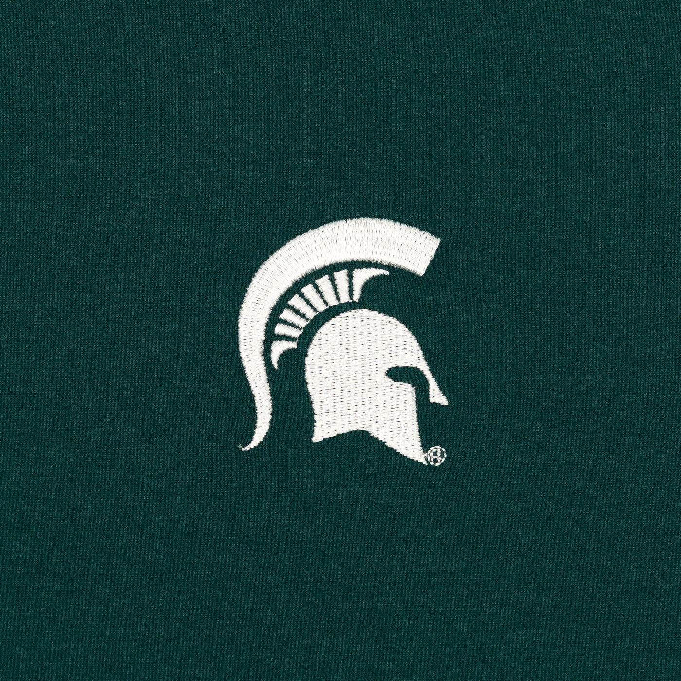 Solid Collegiate Q-Zip - Michigan State | Solid - Forest Green - Michigan State - 1