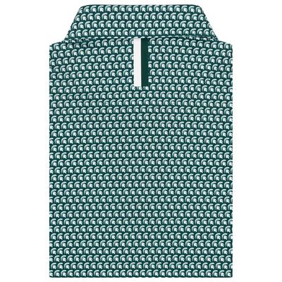 The Michigan State Sparty® | Collegiate Polo | The Michigan State Sparty® - Forest Green/White