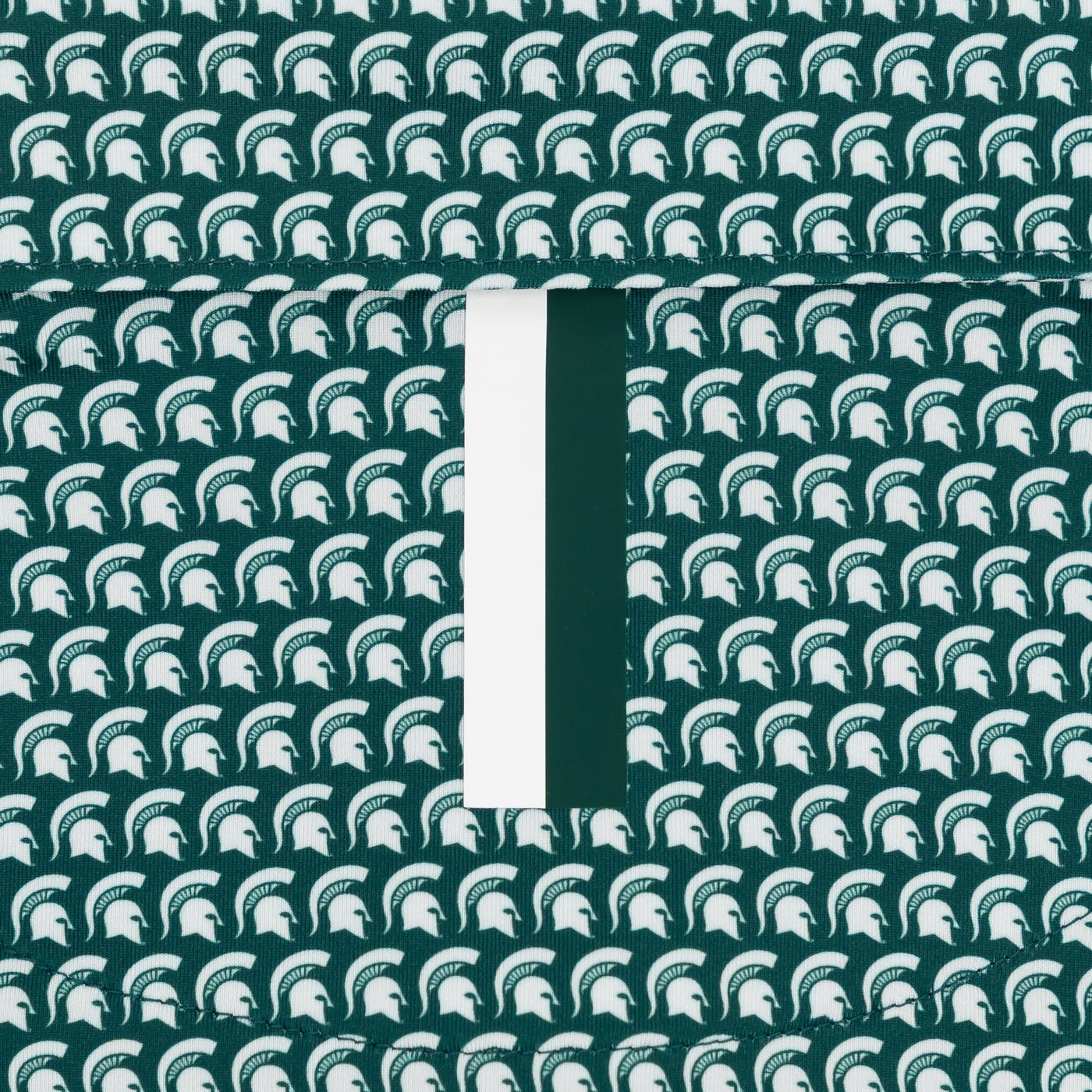 The Michigan State Sparty® | Collegiate Polo | The Michigan State Sparty® - Forest Green/White
