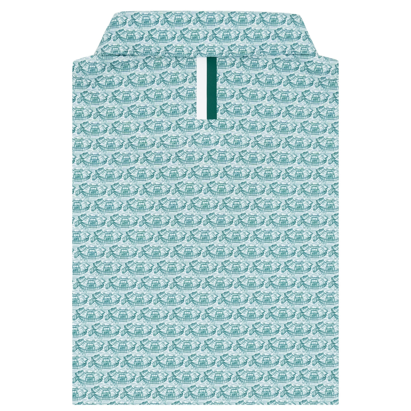 The Michigan State Stadium | Collegiate Polo | The Michigan State Stadium - White/Forest Green
