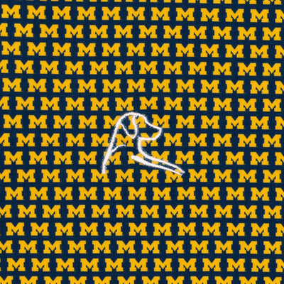 The Michigan Wolverines™ | Collegiate Polo | The Michigan Wolverines™ - Indigo Blue/Maize Yellow