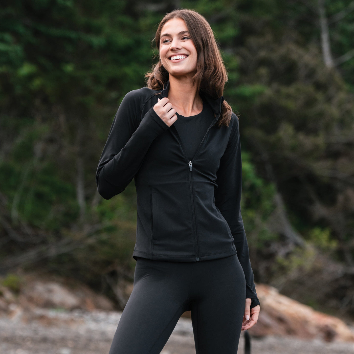 Vista Lightweight Jacket | Solid - Midnight Black