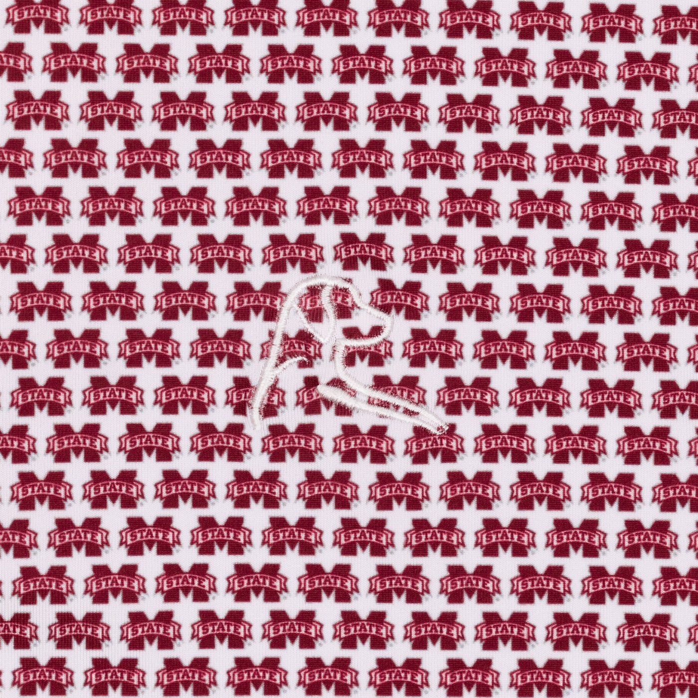 The Mississippi State Bulldogs™ | Collegiate Polo | The Mississippi State Bulldogs™ - White/Maroon
