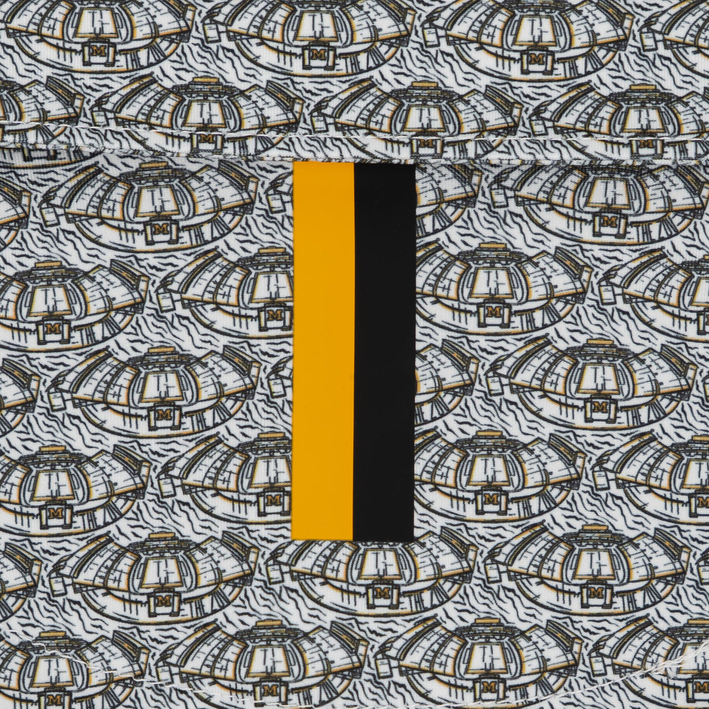 The Mizzou Faurot Field | Collegiate Polo | The Mizzou Faurot Field - White/Black