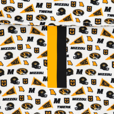 The Mizzou Gameday | Collegiate Polo | The Mizzou Gameday - White/Pure Gold