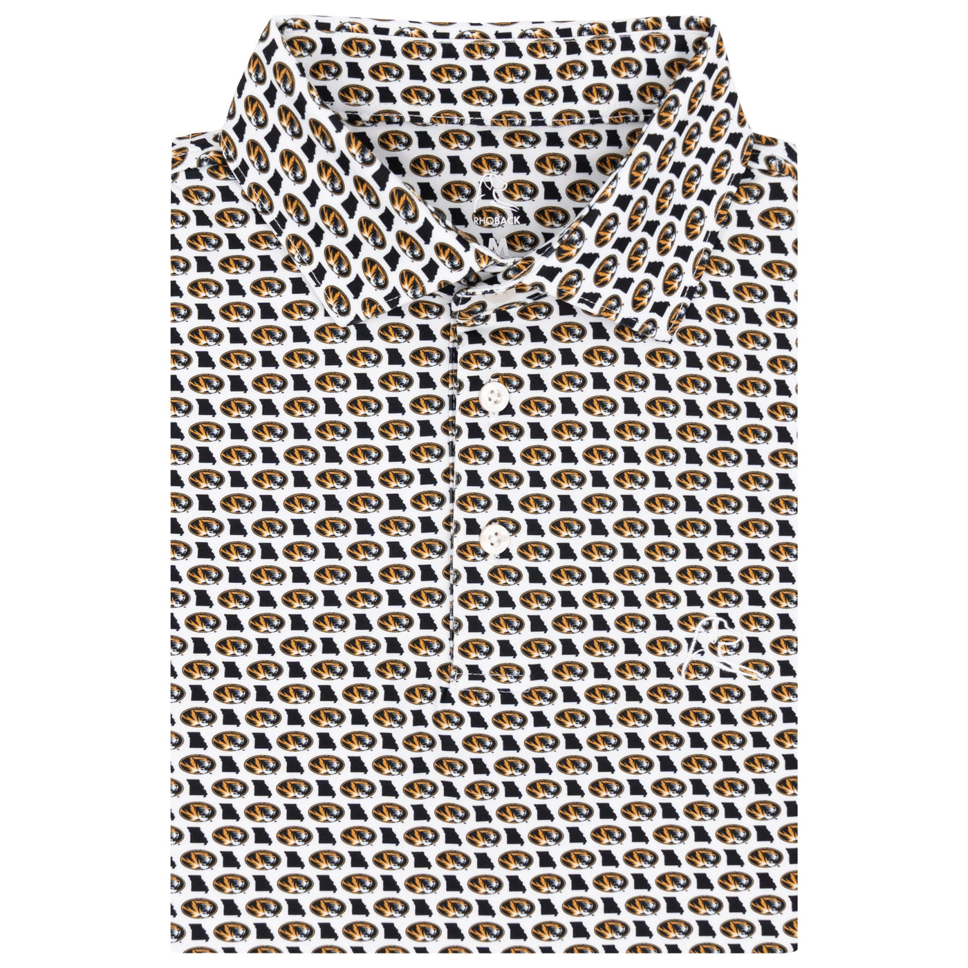 The Mizzou Tigers® | Collegiate Polo | The Mizzou Tigers® - White/Black