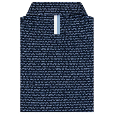The Moneyline | Performance Polo | The Moneyline - Fleet Navy/Ice Pick Blue