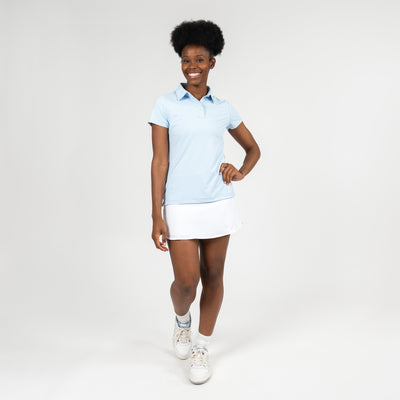 Solid Performance Polo | Solid - Pale Blue