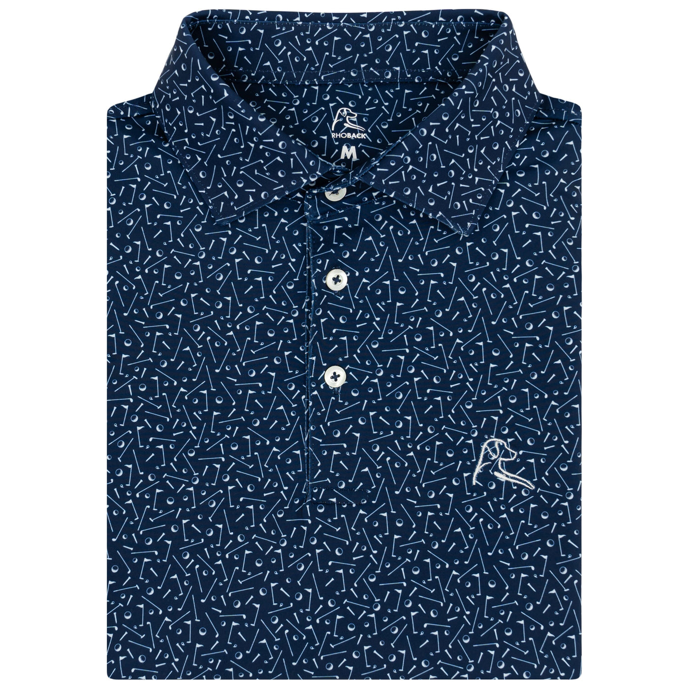 The Mulligan | Performance Polo | The Mulligan - Admiral Navy/White