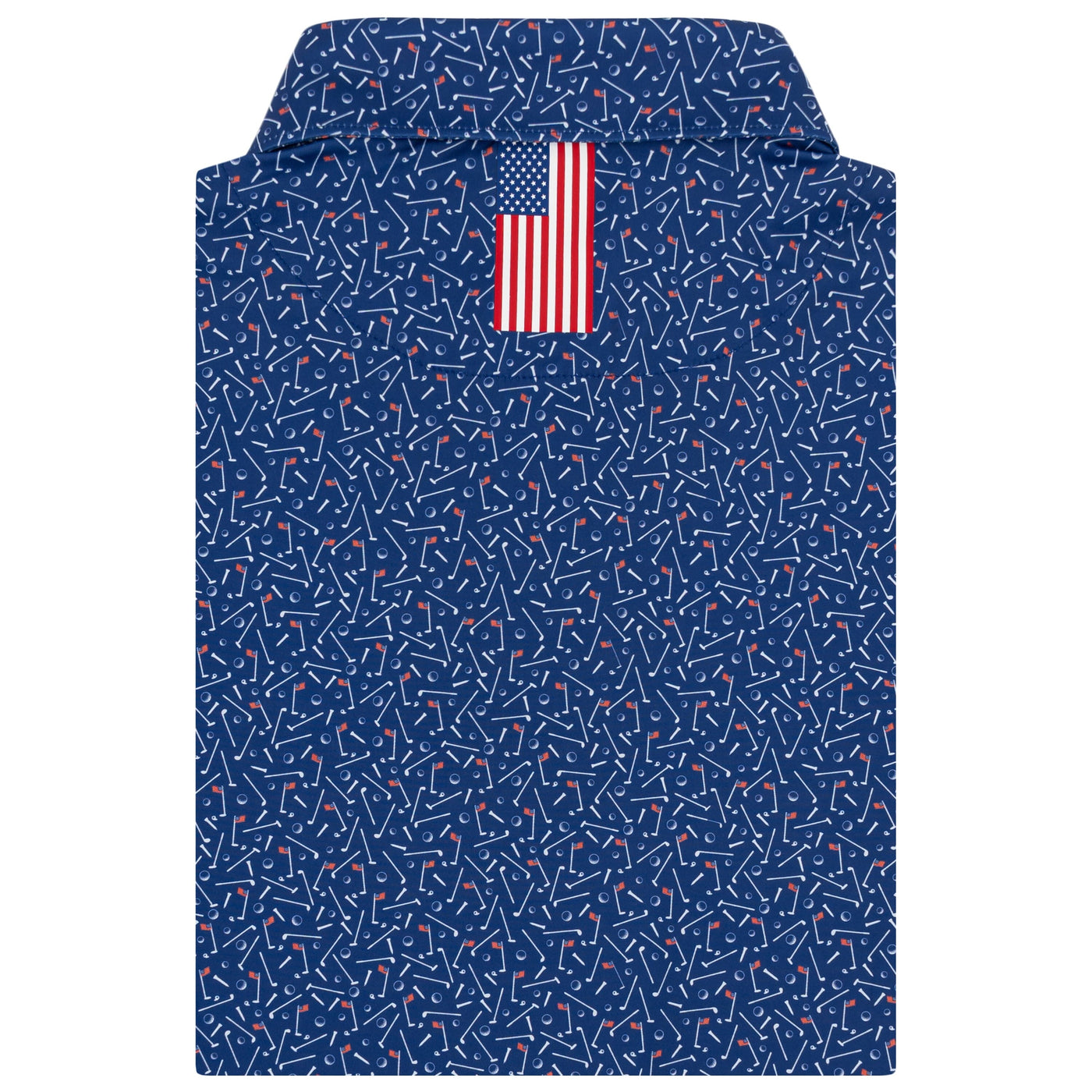 The Mulligan | Performance Polo | The Mulligan - Deep Blue/White - USA