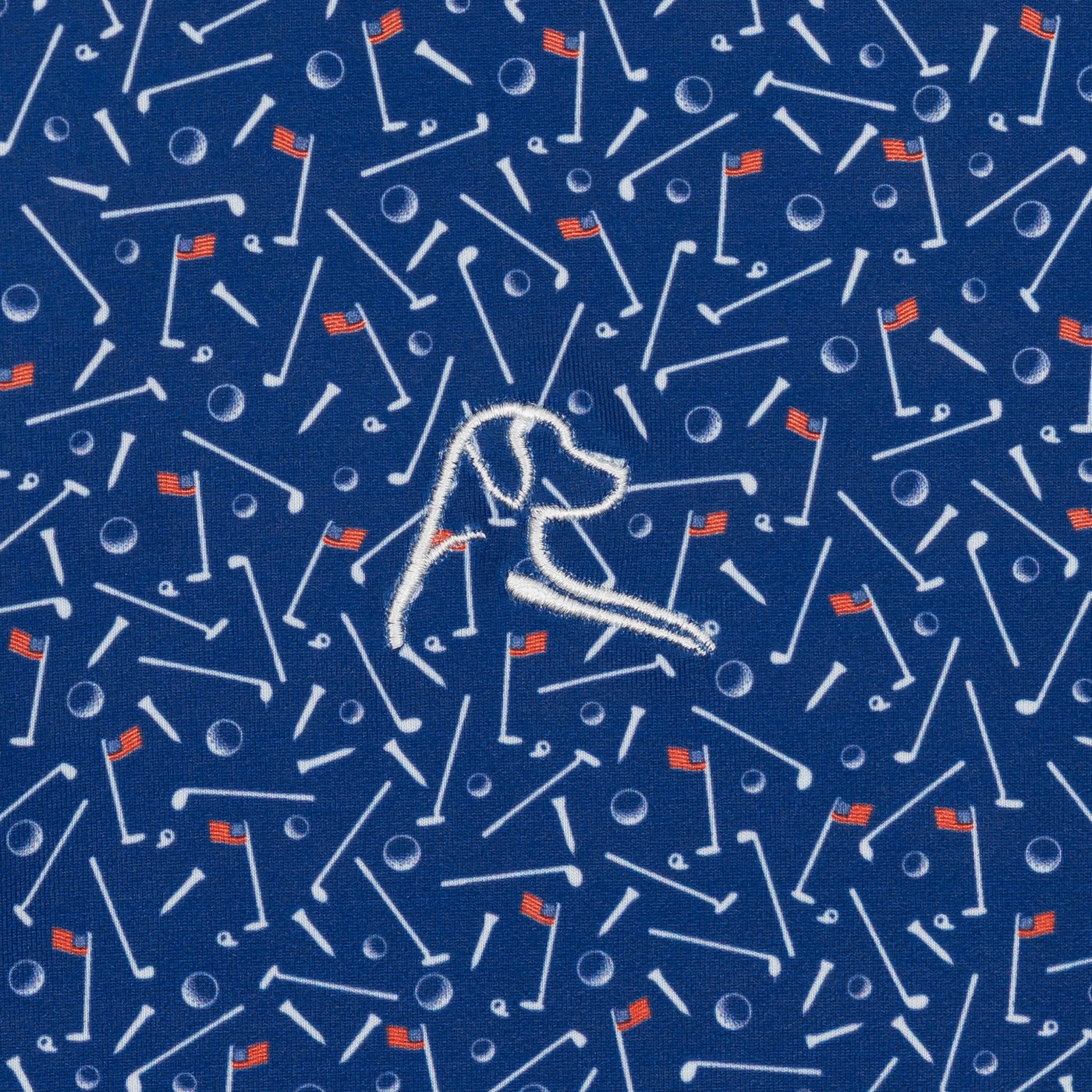 The Mulligan | Performance Polo | The Mulligan - Deep Blue/White - USA