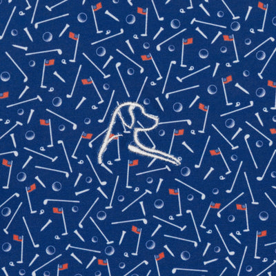 The Mulligan | Performance Polo | The Mulligan - Deep Blue/White - USA