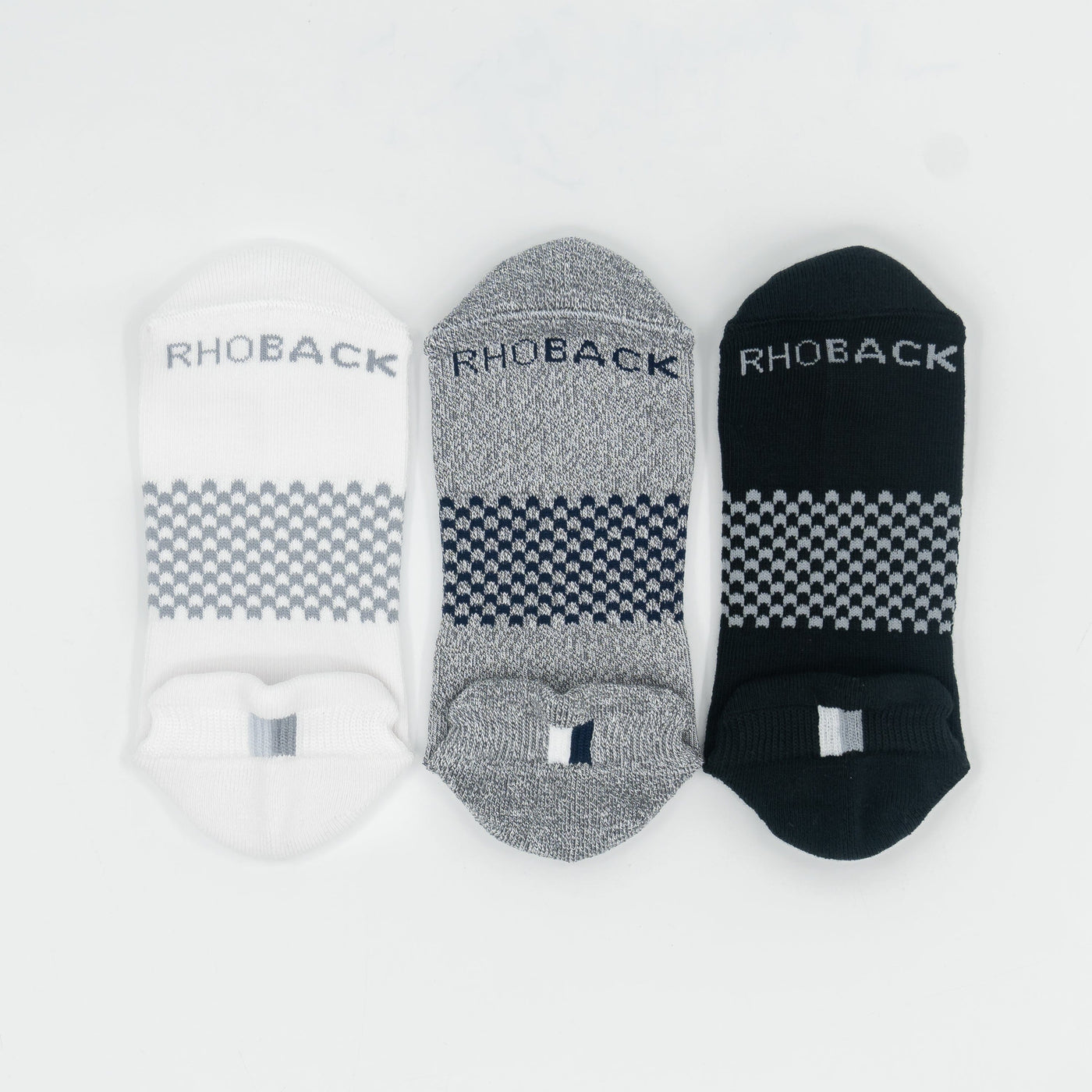 Stratus Performance Ankle Socks (3-Pack) | Multi - Heather Charcoal Grey/Solid Midnight Black/Solid White (3-Pack)