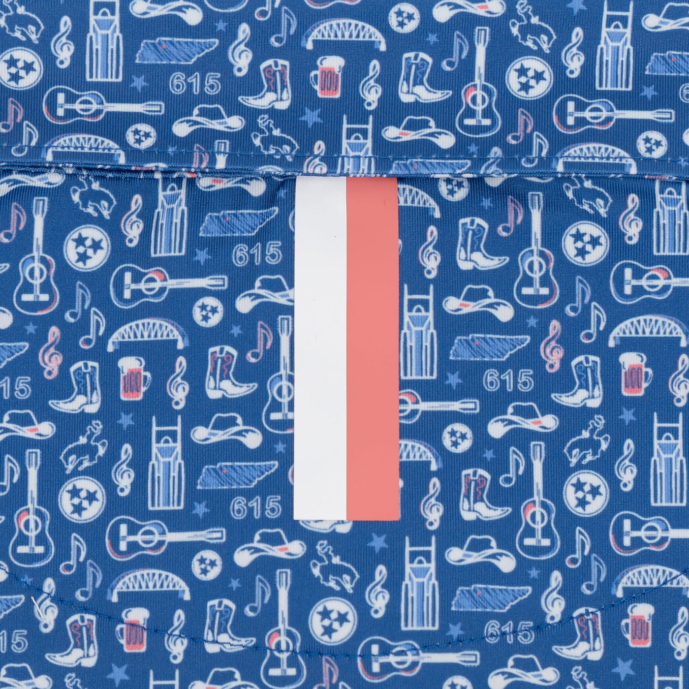 The Music City | Performance Polo | The Music City - Short Stop Blue/White