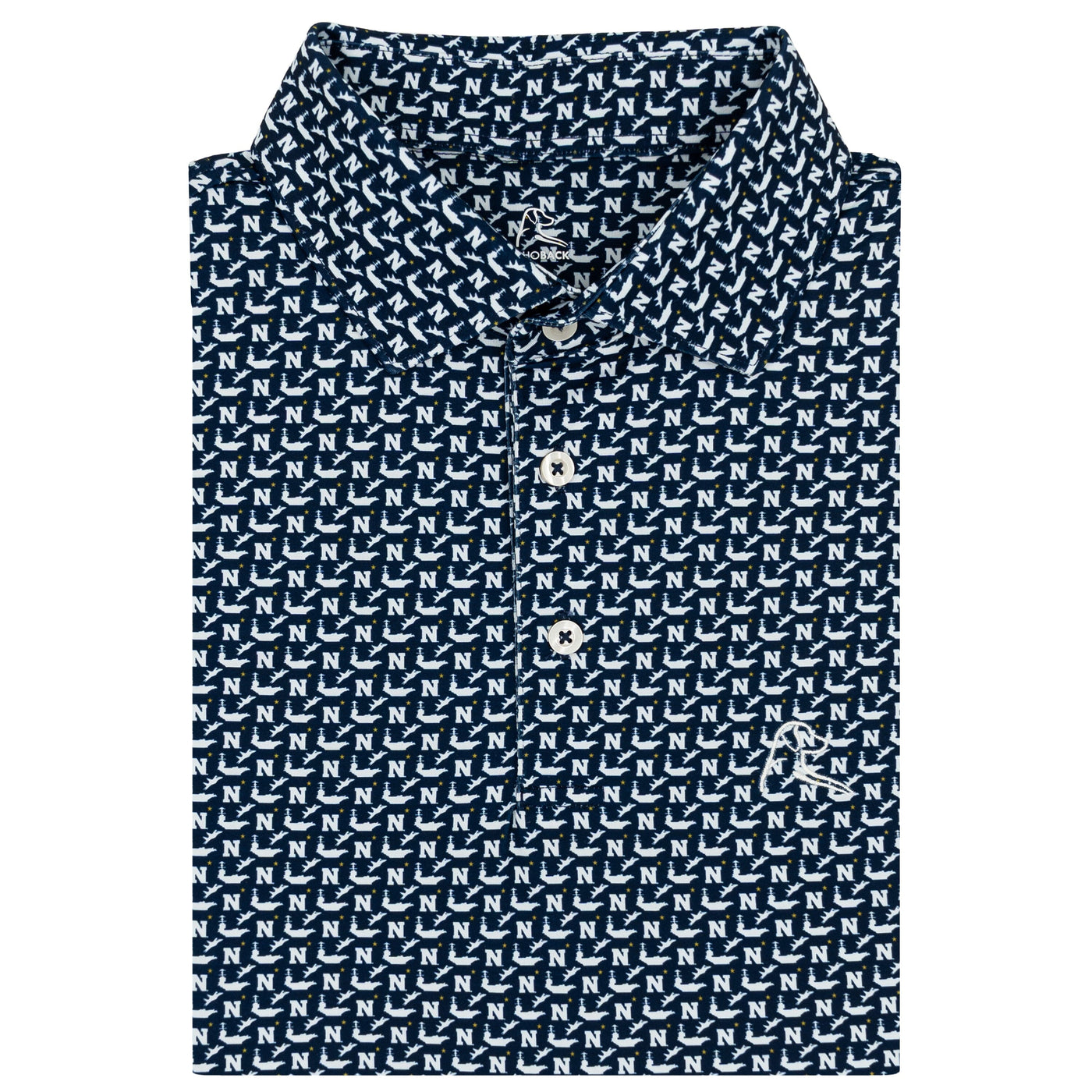 The Navy Midshipmen™ | Collegiate Polo | The Navy Midshipmen™ - Indigo Blue/White