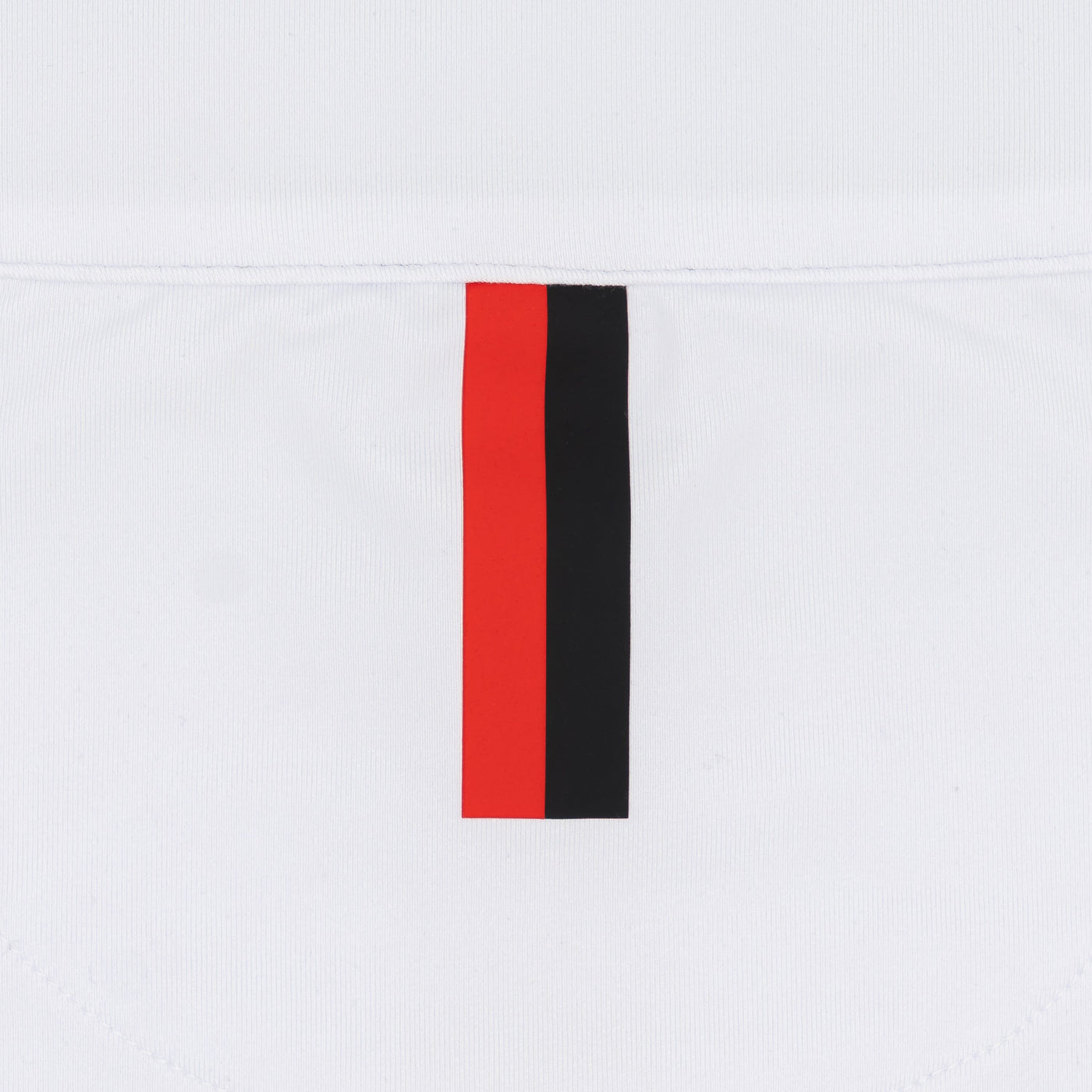 NC State Brickyard Stripe Collegiate Q-Zip | The NC State Brickyard Stripe - White/Cherry Red