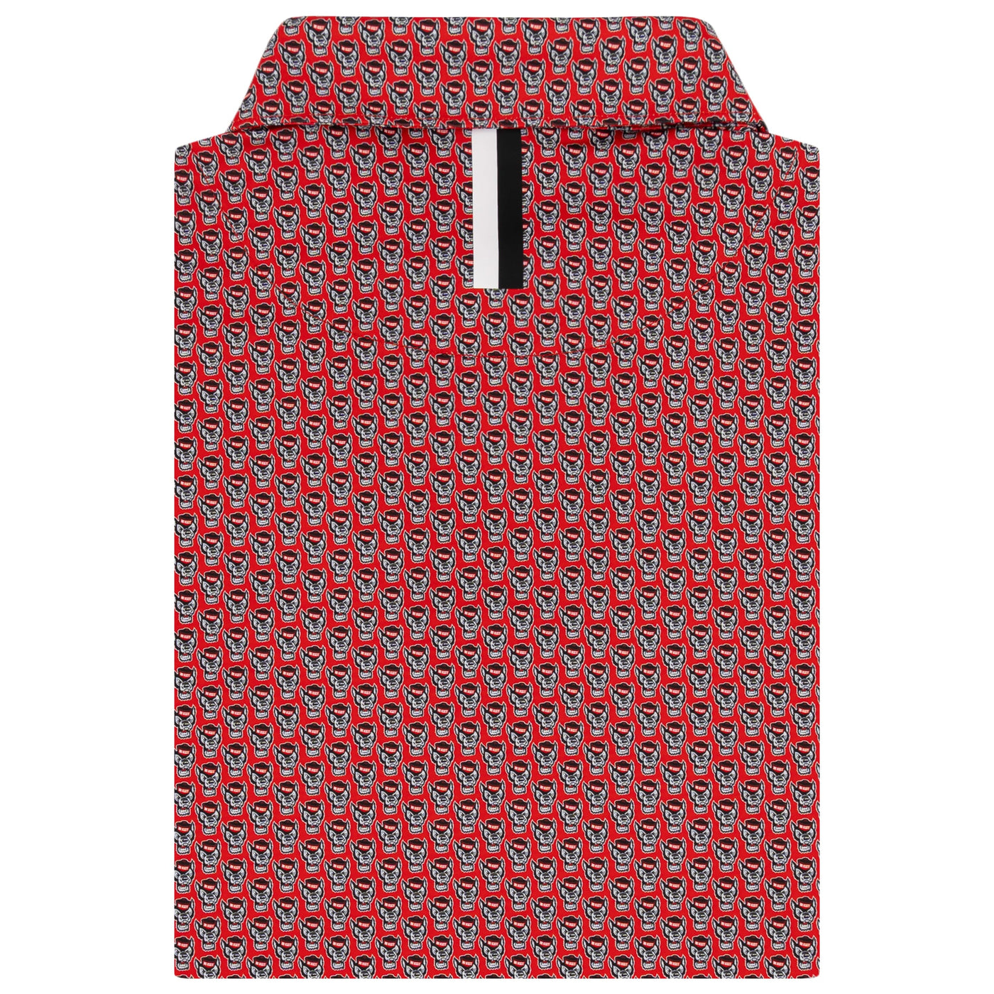 The NC State Tuffy | Collegiate Polo | The NC State Tuffy - Cherry Red/White