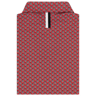 The NC State Tuffy | Collegiate Polo | The NC State Tuffy - Cherry Red/White