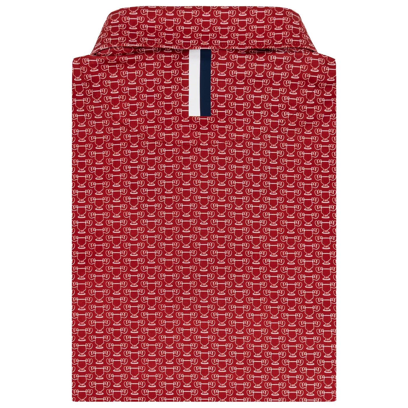 The Nog | Performance Polo | The Nog - Cardinal Red/White