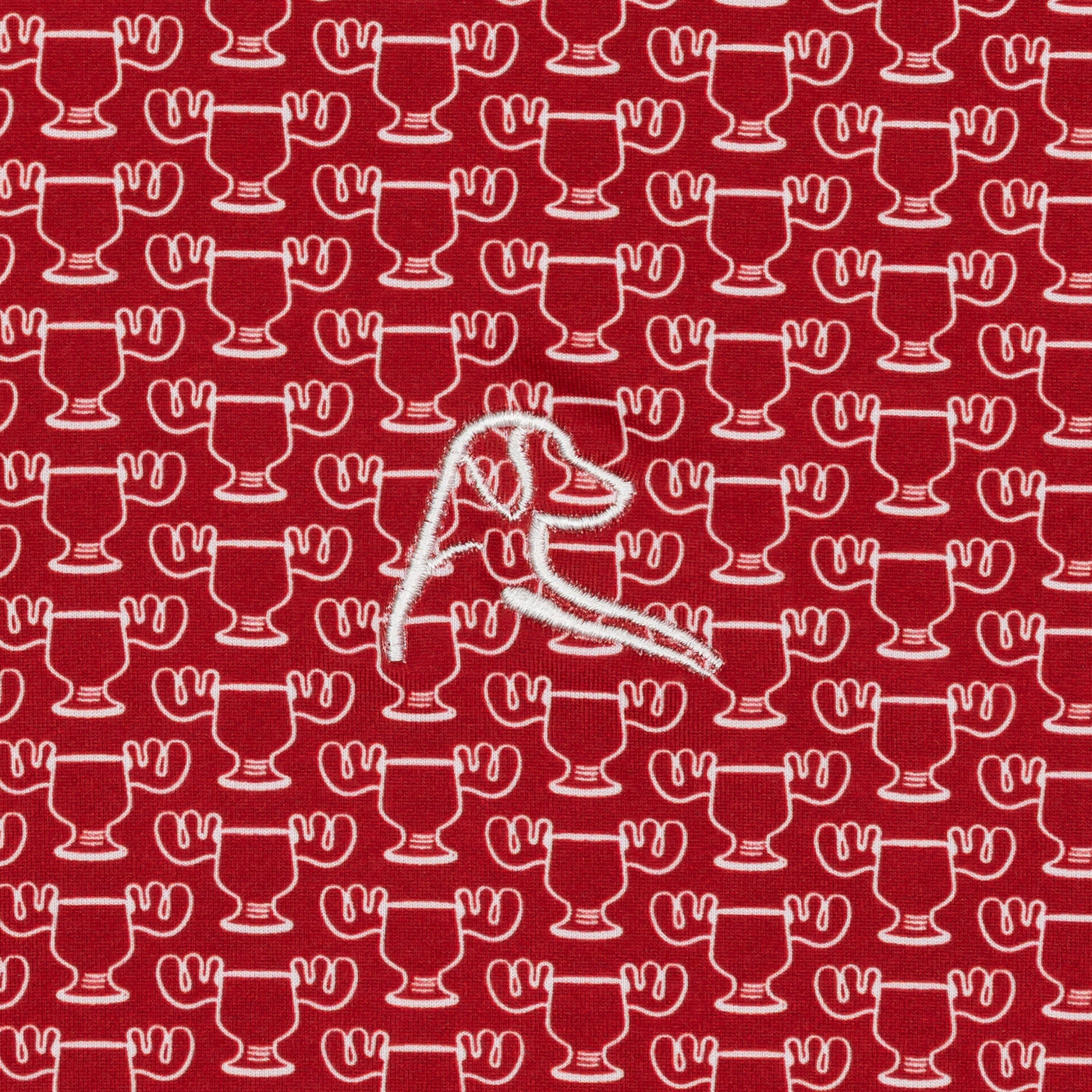 The Nog | Performance Polo | The Nog - Cardinal Red/White