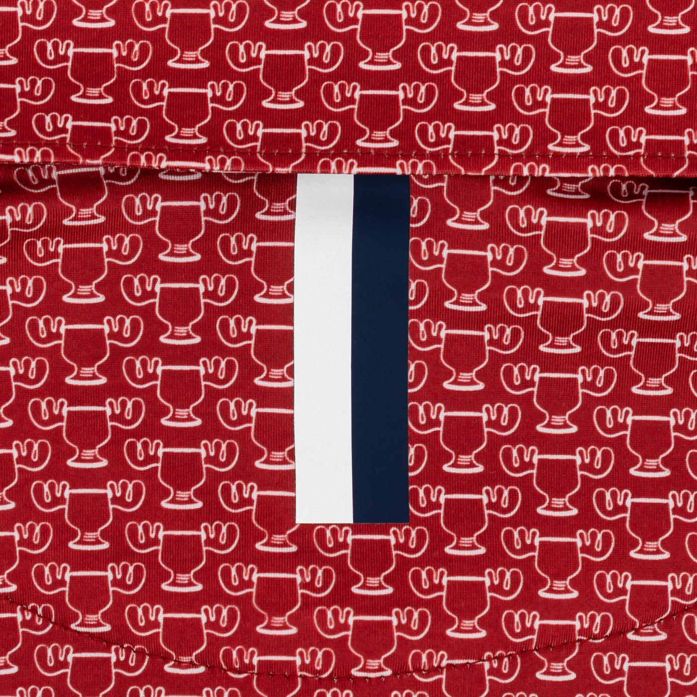 The Nog | Performance Polo | The Nog - Cardinal Red/White