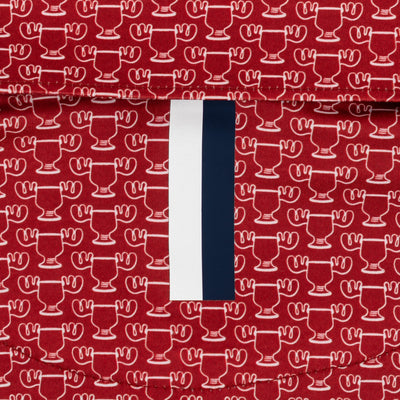 The Nog | Performance Polo | The Nog - Cardinal Red/White