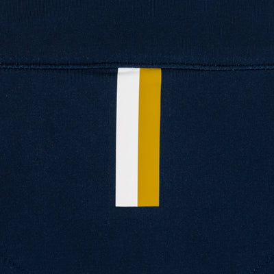 Notre Dame Celtic Stripe Collegiate Q-Zip | The Notre Dame Celtic Stripe - Indigo Blue/Autumn Gold