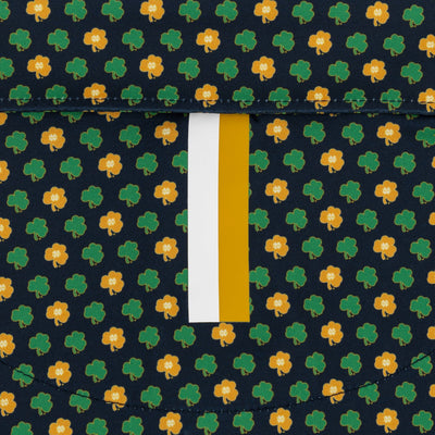 The Notre Dame Golden Clover | Collegiate Polo | The Notre Dame Golden Clover - Indigo Blue/Autumn Gold