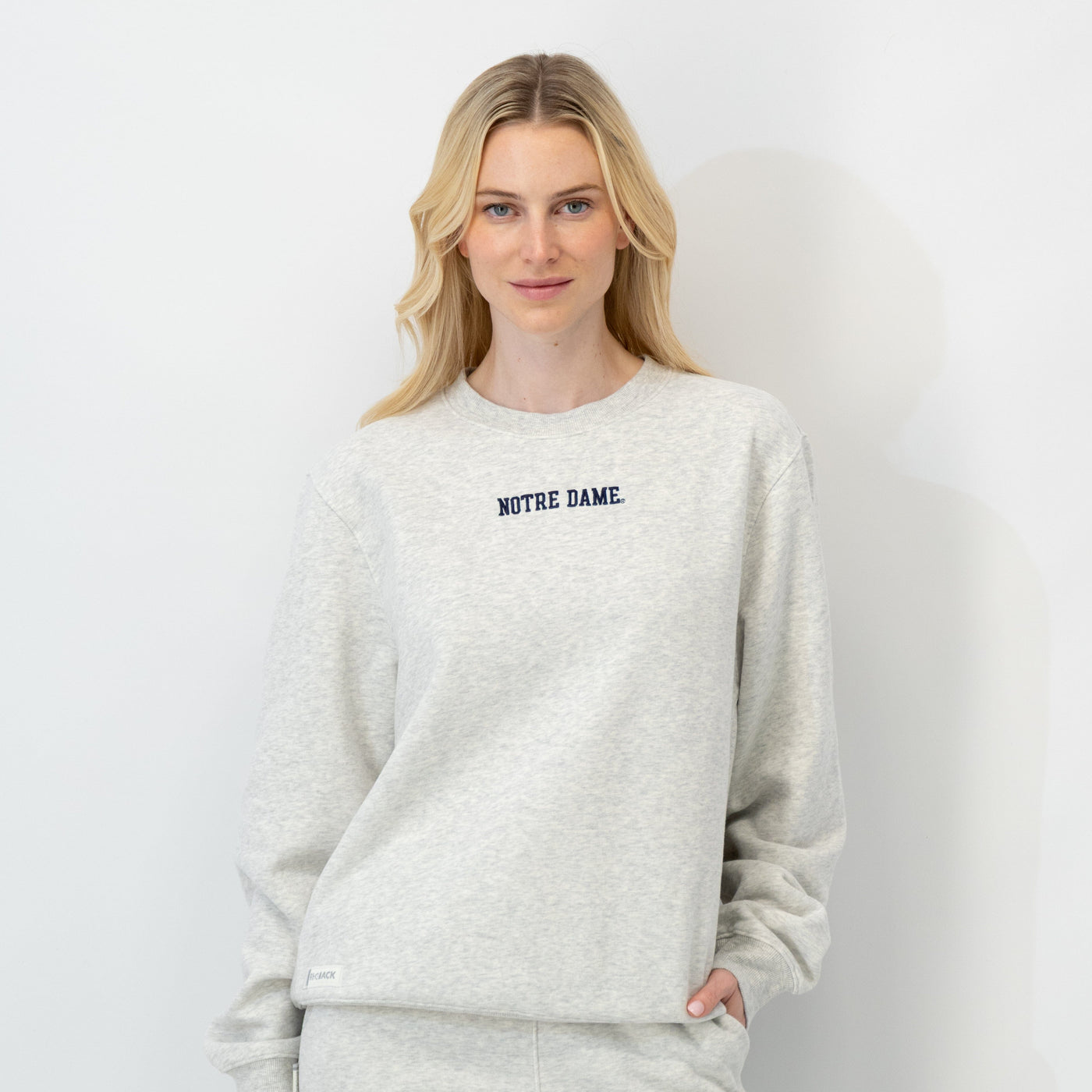 Ready Collegiate Crewneck - Notre Dame | Heather - Ivory - Notre Dame - 1 (Women)