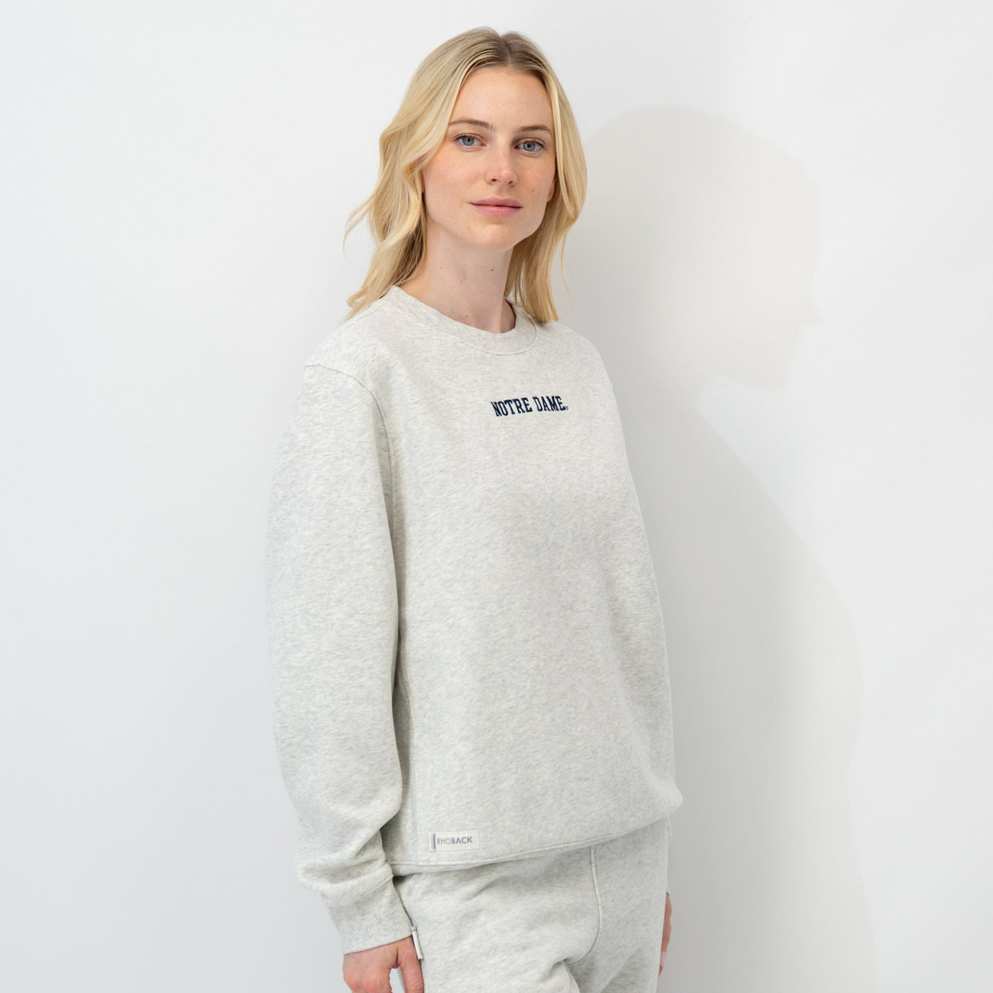 Ready Collegiate Crewneck - Notre Dame | Heather - Ivory - Notre Dame - 1 (Women)