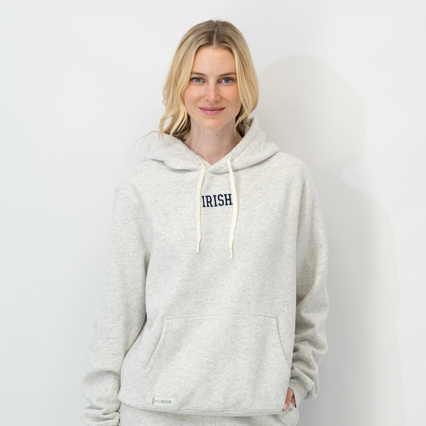 Ready Collegiate Hoodie - Notre Dame | Heather - Ivory - Notre Dame - 1 (Women)
