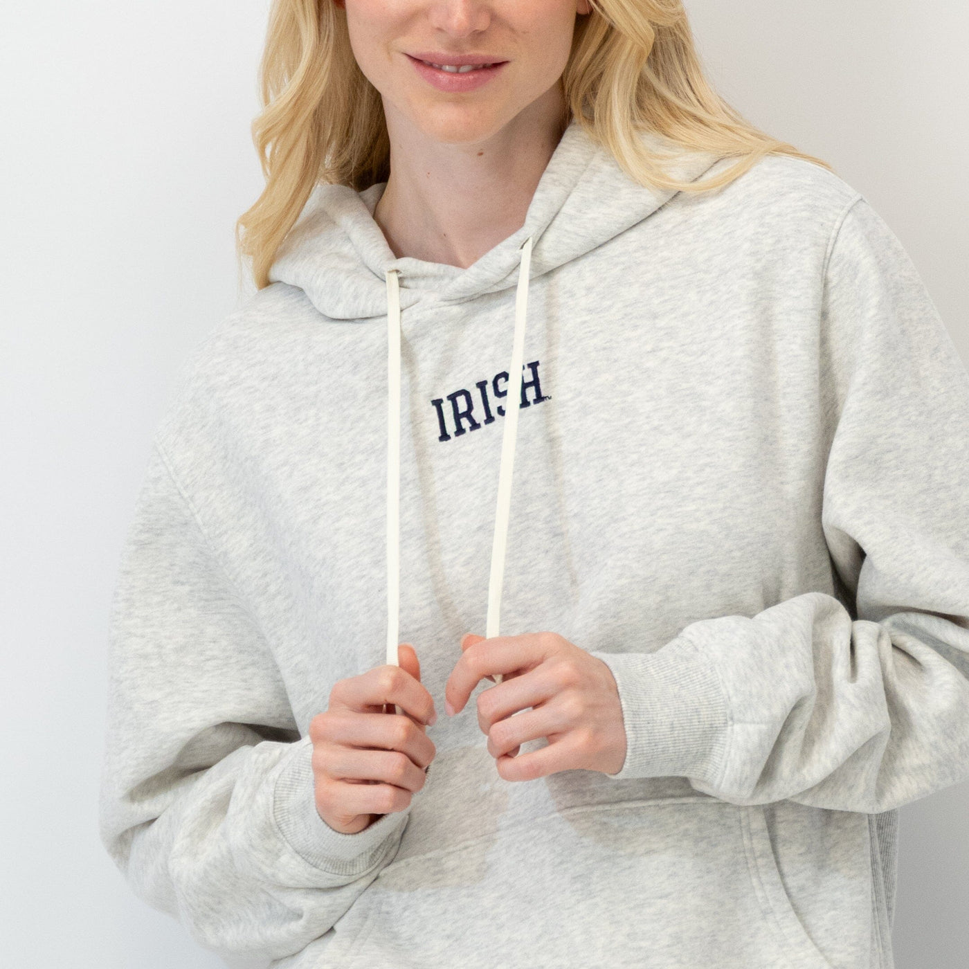Ready Collegiate Hoodie - Notre Dame | Heather - Ivory - Notre Dame - 1 (Women)