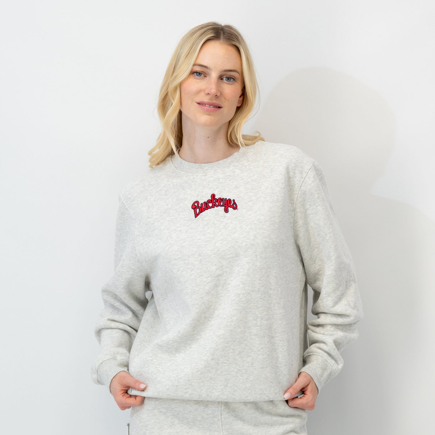 Ready Collegiate Crewneck - Ohio State | Heather - Ivory - Ohio State - 1 (Women)