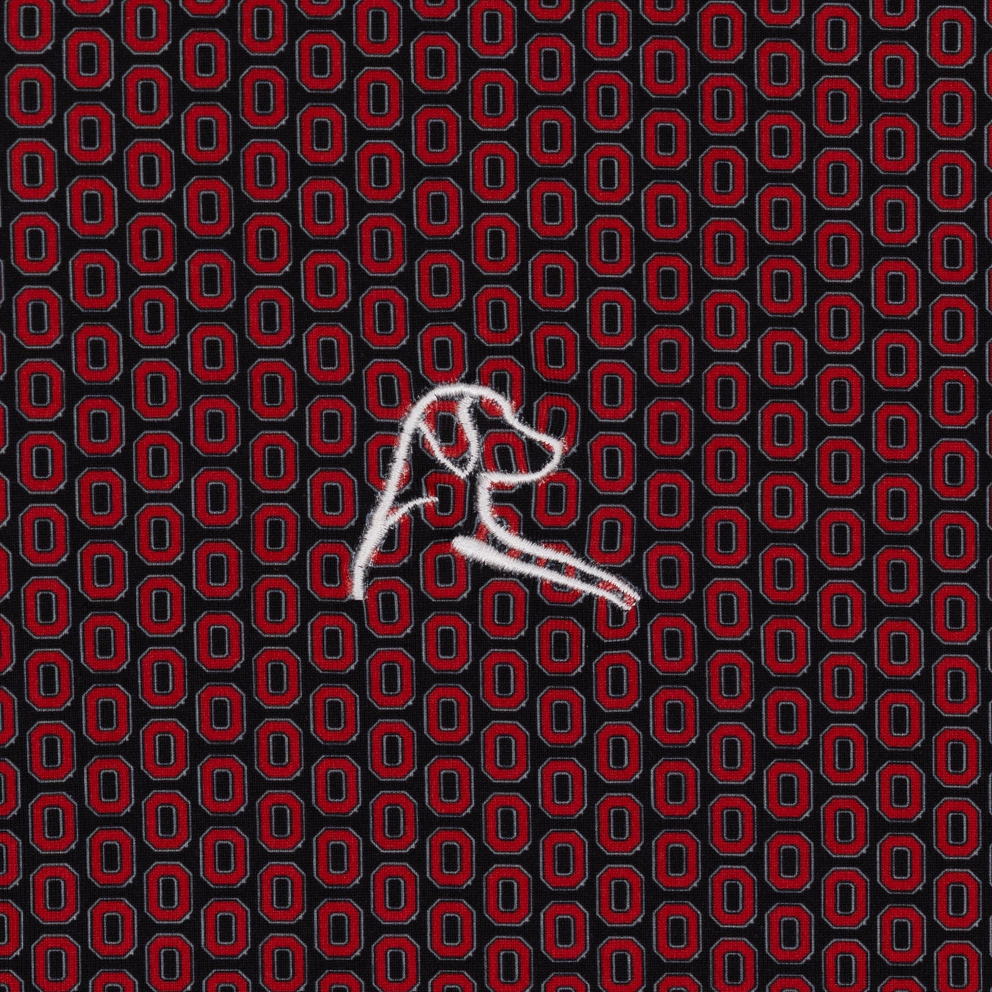 The Ohio State Block O | Collegiate Polo | The Ohio State Block O - Black/Roar Red