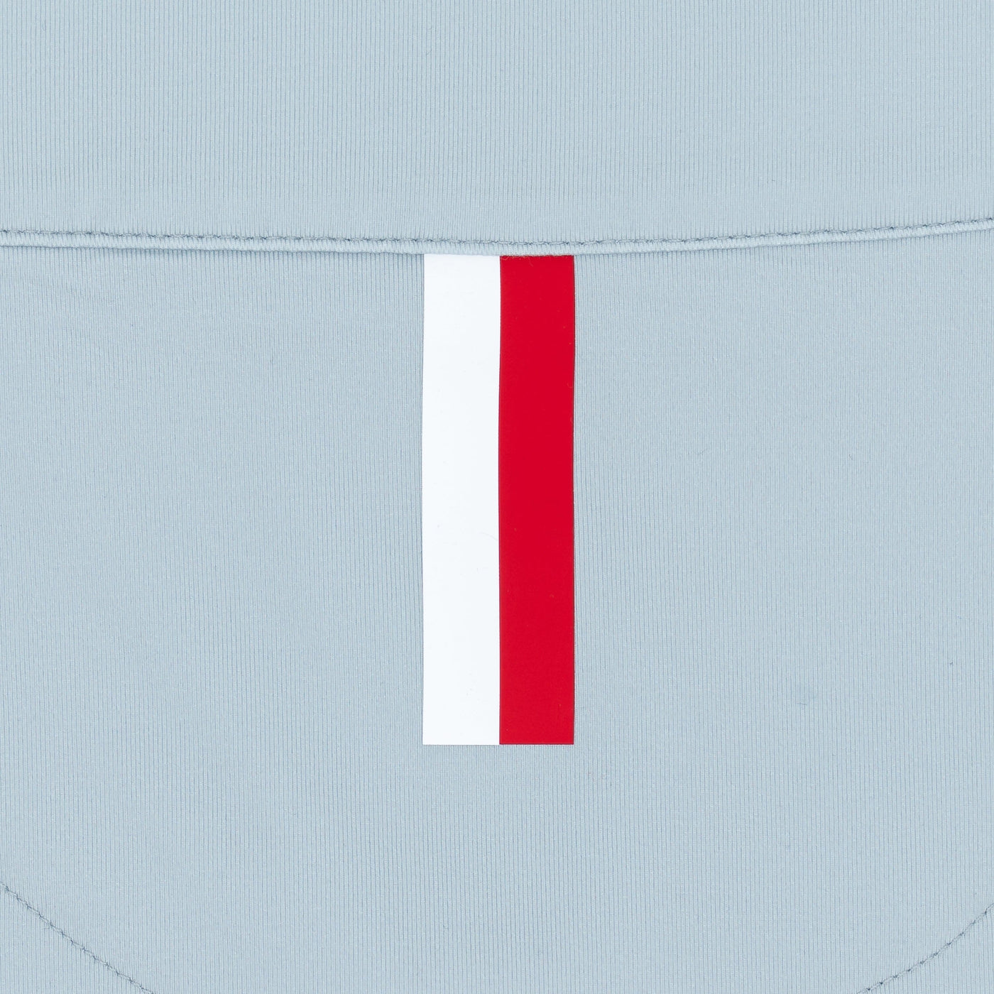 Ohio State Helmet Stripe Collegiate Q-Zip | The Ohio State Helmet Stripe - Moon Grey/Roar Red - 1