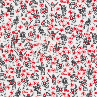 The Ohio State Marching Band | Collegiate Polo | The Ohio State Marching Band - White/Roar Red