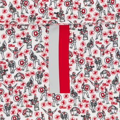 The Ohio State Marching Band | Collegiate Polo | The Ohio State Marching Band - White/Roar Red
