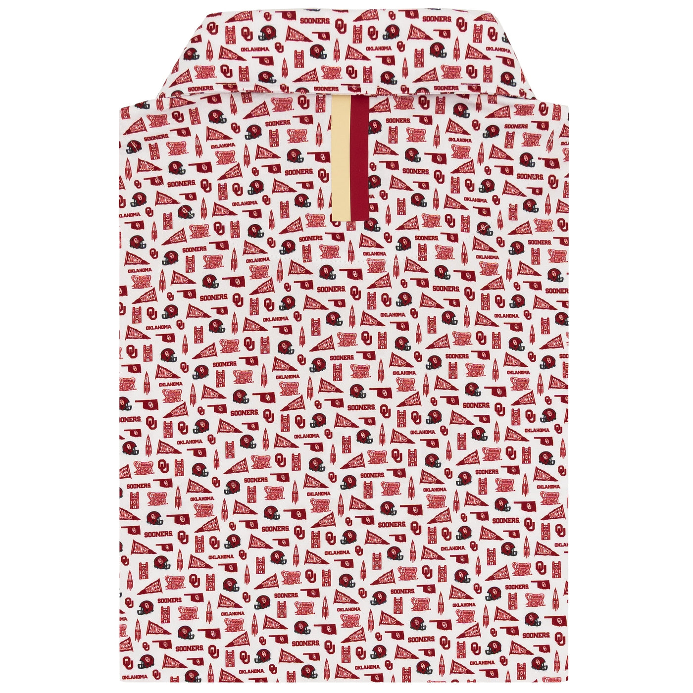 The Oklahoma Gameday | Collegiate Polo | The Oklahoma Gameday - White/Carmine Red
