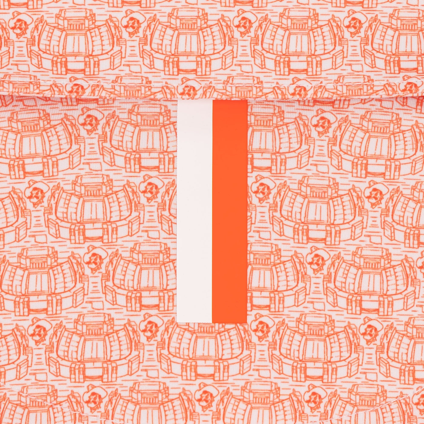 The Oklahoma State Boone Pickens Stadium™ | Collegiate Polo | The Oklahoma State Boone Pickens Stadium™ - White/Blaze Orange