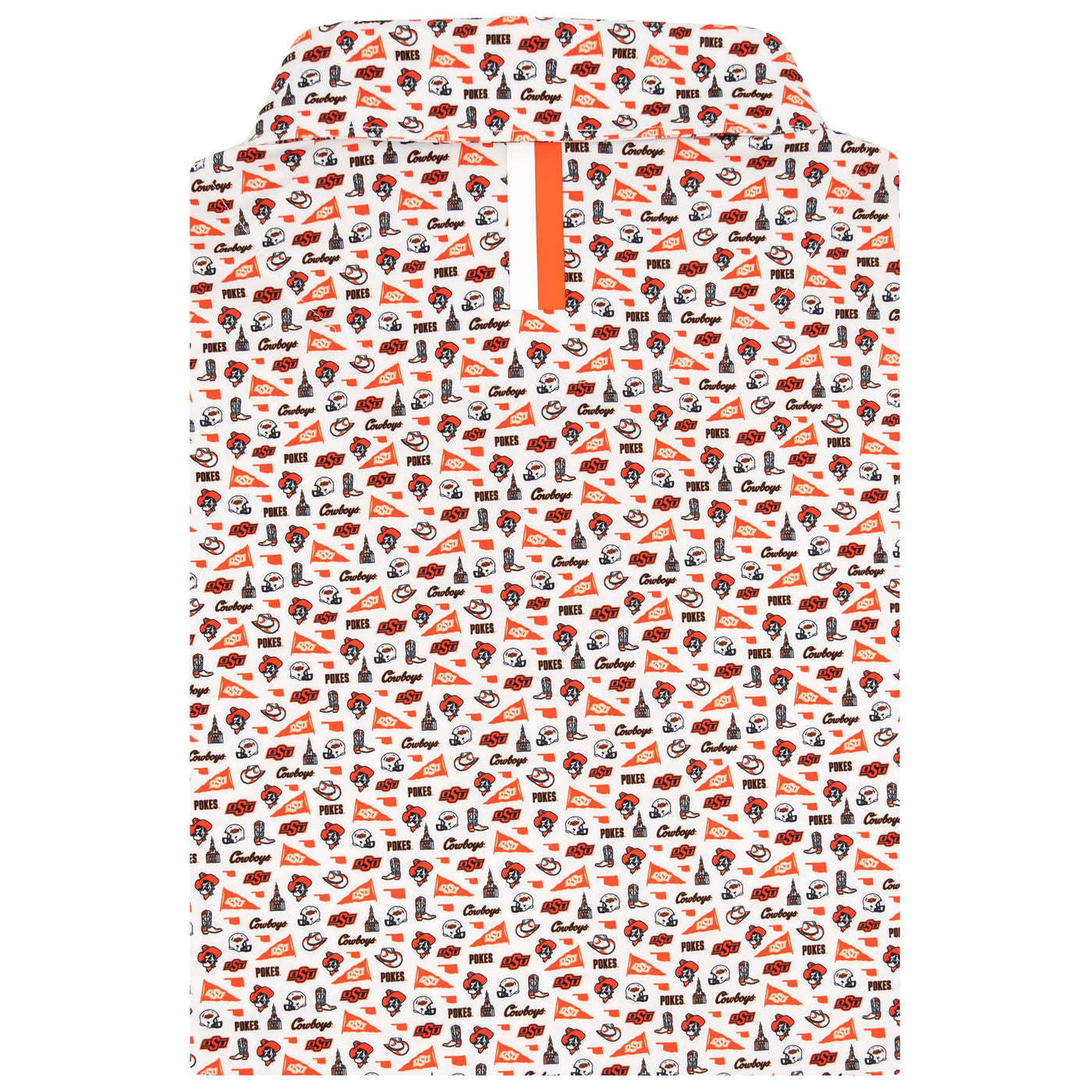 The Oklahoma State Gameday | Collegiate Polo | The Oklahoma State Gameday - White/Blaze Orange